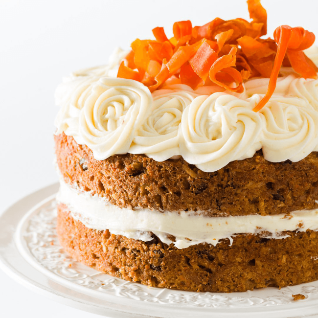 Moist Carrot Cake with...