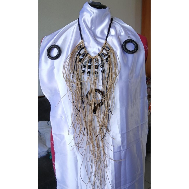 Parure Raphia Naturel P4